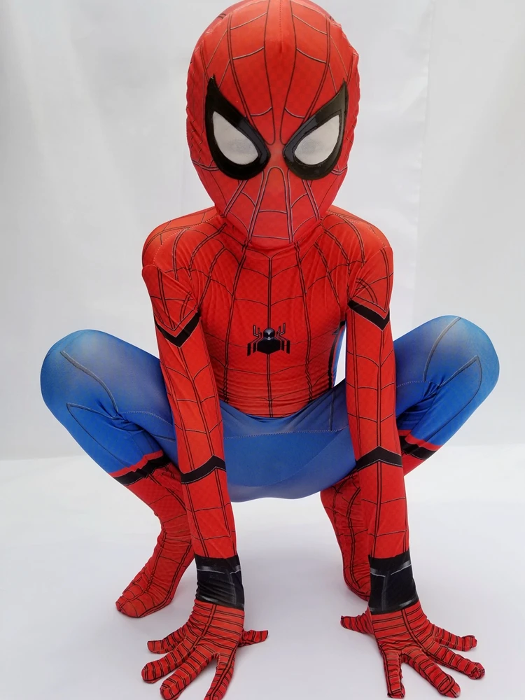Бала выпускников костюм Человека паука комплект одежды для детей Человек паук