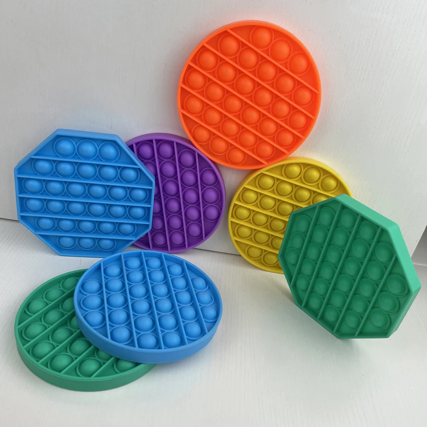 

Push Bubble Fidgets Sensory Toy Autism Special Needs Stress Reliever Kids Adult Antistresse Popits Fidgets Toy Simple Dimple