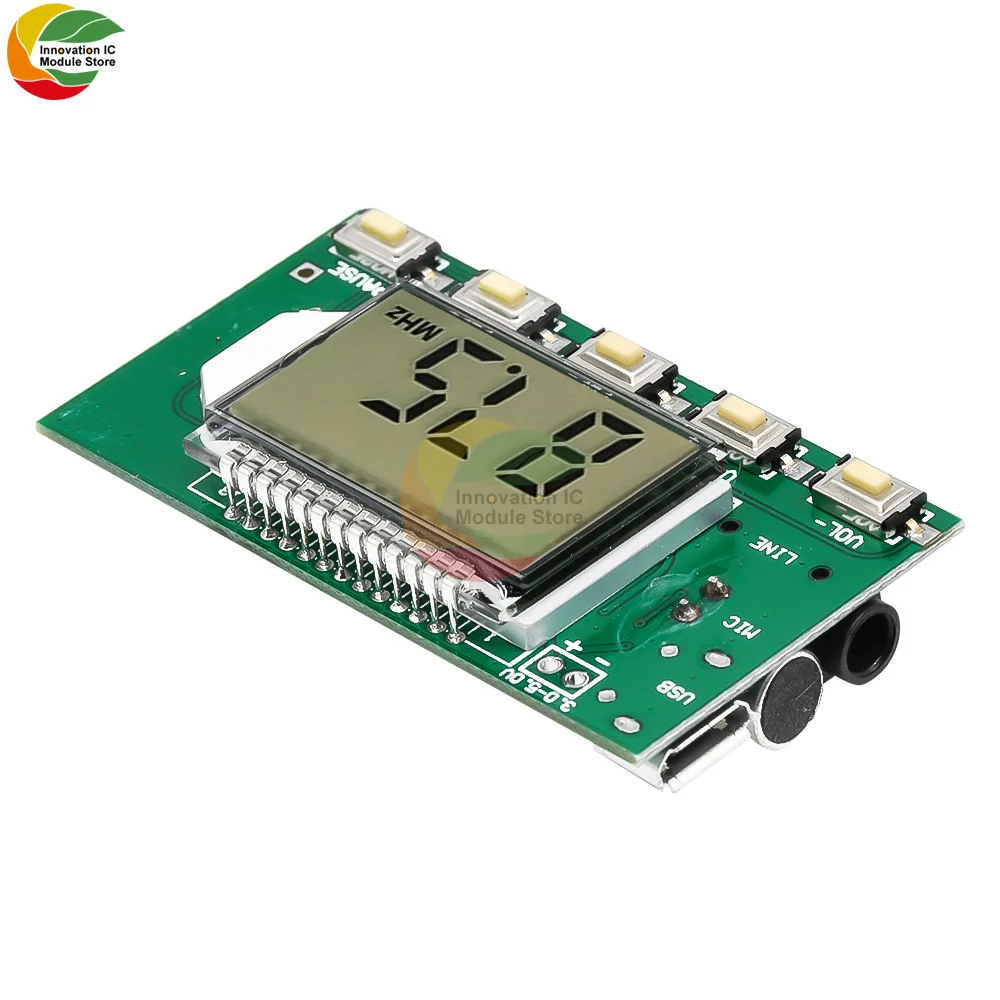 Цифровой стерео FM-радиоприемник устройство связи компьютерный аудиопередатчик