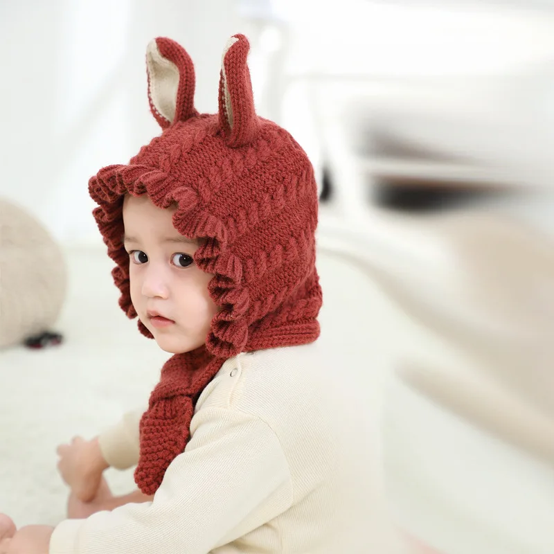 

Детская шапка, детская флисовая шапка для девочек и мальчиков на осень и зиму, детский шарф, шерстяная утепленная флисовая шапка, шапки для н...