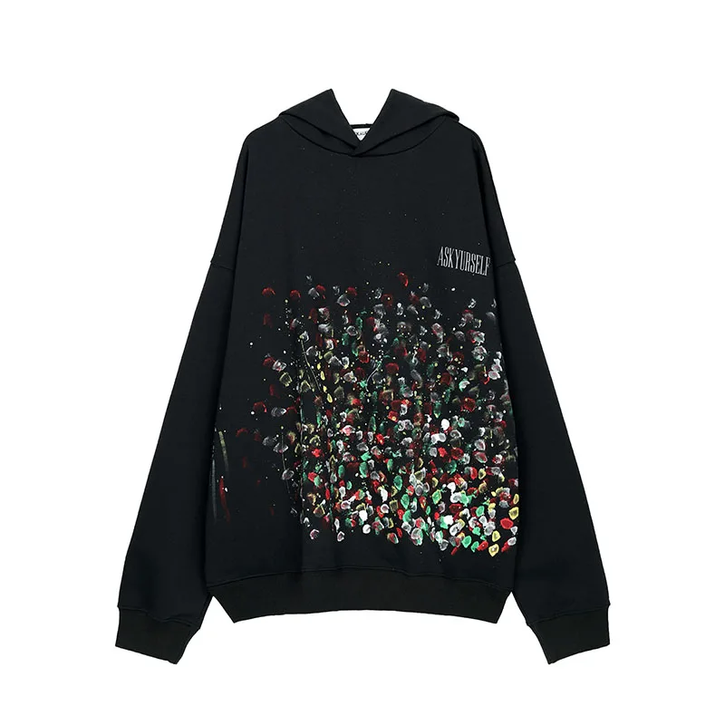 Толстовка Askyurself из тяжелой ткани толстовка с капюшоном для мужчин и женщин 1:1