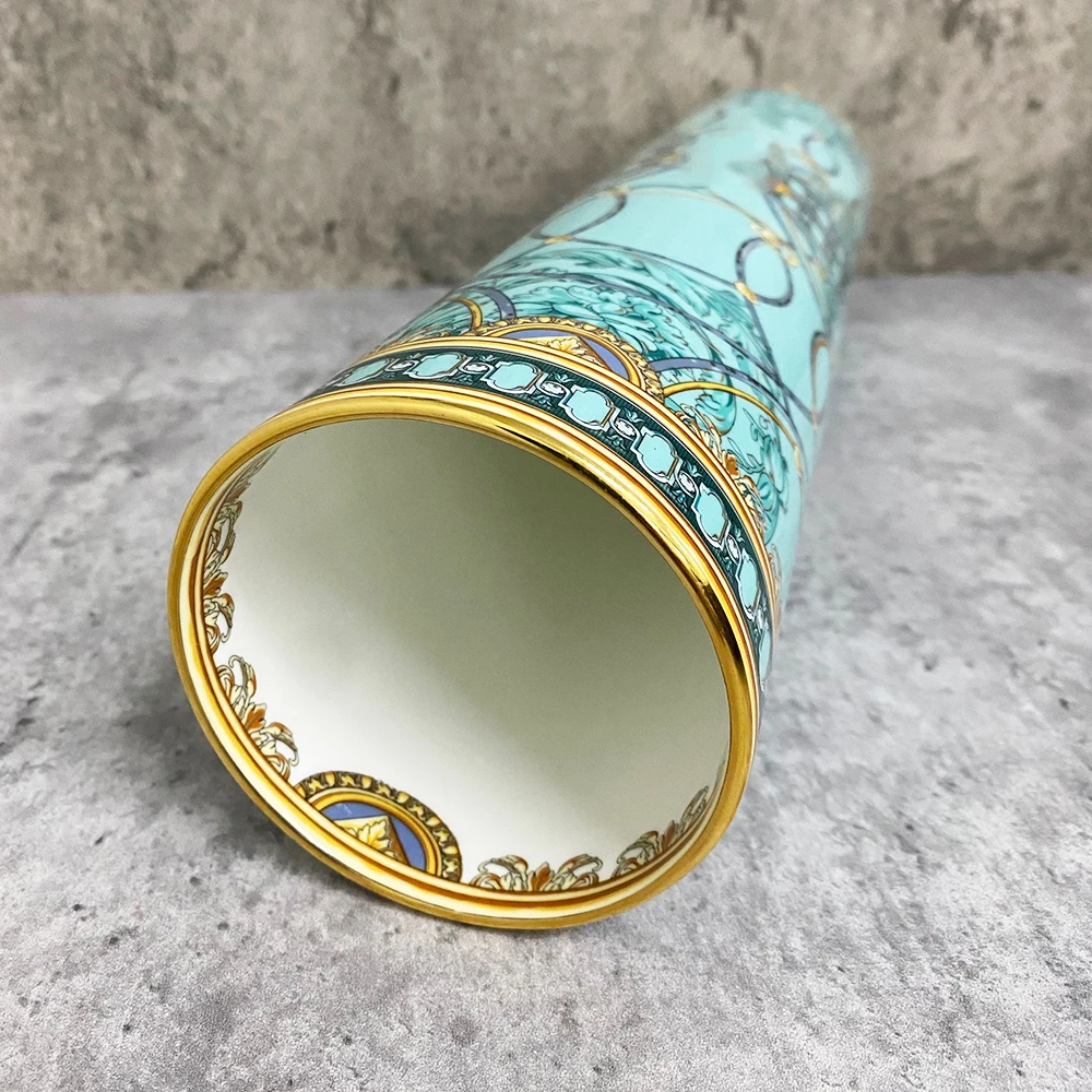 Pаспродажа Роскошное искусственное украшение, простое украшение для гостиной, Цветочная композиция, скандинавский декор, ваза для дома, украшение для ...