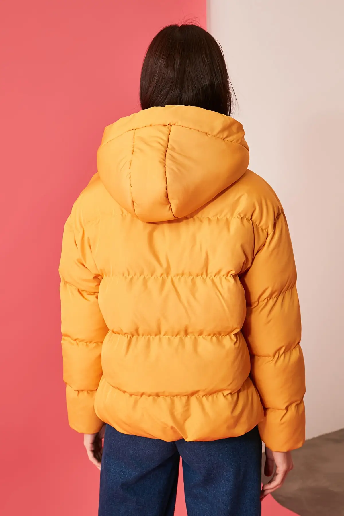 

MLLA Mustard Hood Inflatable Coat TWOAW21MO0022