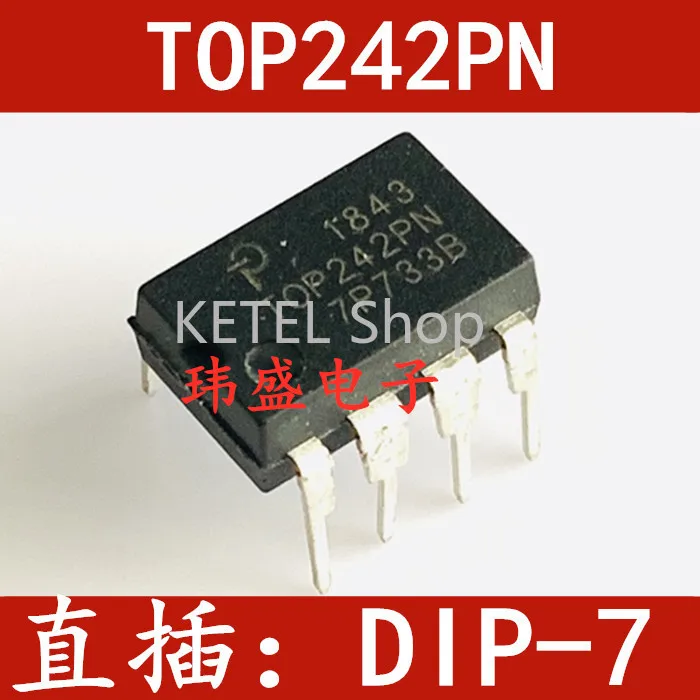 

Freeshipping 10PCS/LOT TOP242PN DIP-7 TOP242P