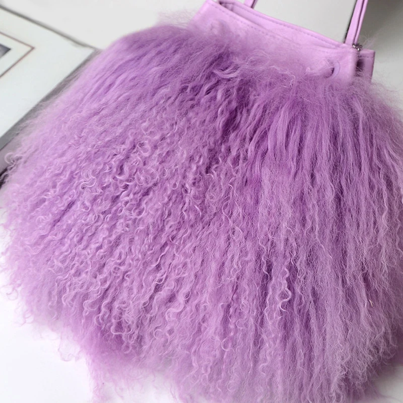 

Women Real Fox Fur Slippers Solid Color Fluffy Plush Fur Shoulder Bag Female Home Flat Fur Sandals Ladies Beach Furry Flip Flops