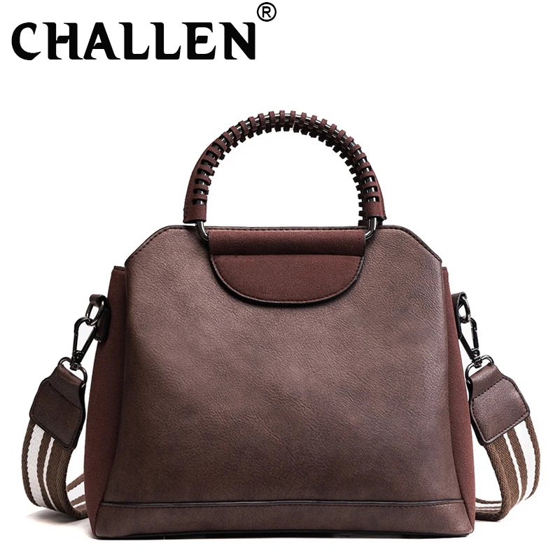 Сумка женская на весну и лето 2019 г. с широким ремешком через плечо сумка в стиле