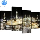 Алмазная живопись сделай сам, вышивка крестиком, архитектурный пейзаж, мусульманская церковь, мозаика 5D, вышивка, пазл, 4 шт., украшение для дома
