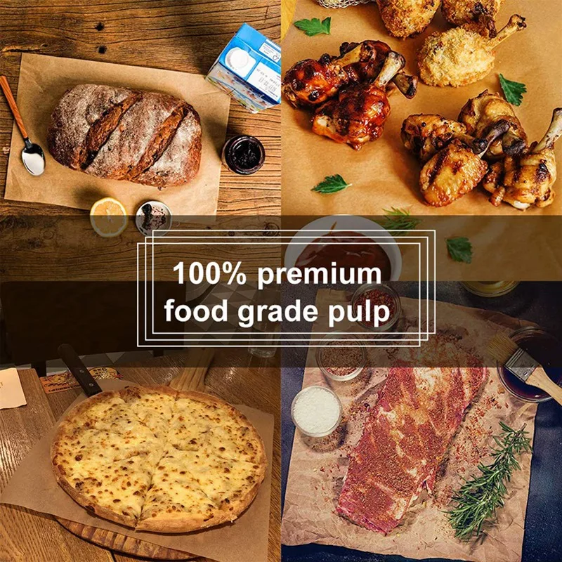 100 шт. неотбеленная пергаментная бумага предварительно вырезанные листы для