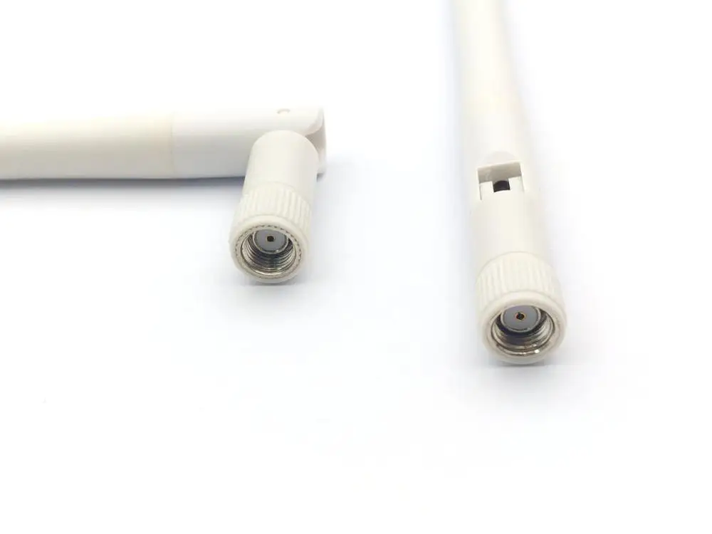Антенна Wi-Fi белая для коннектора беспроводного маршрутизатора 2 шт. 4 ГГц 3dBi RP SMA Omni