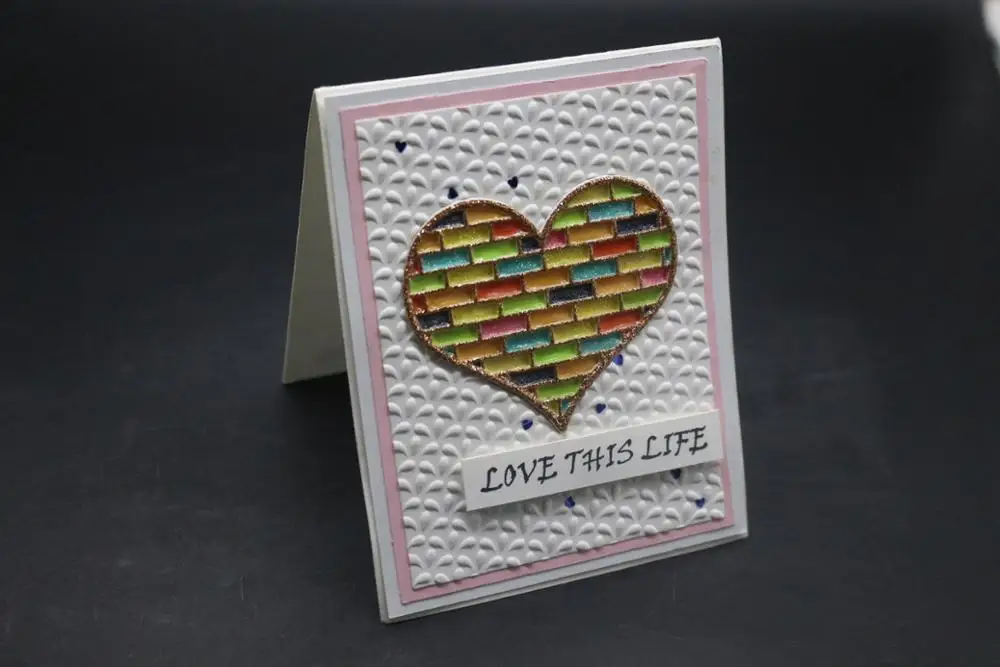 Штамп для скрапбукинга в форме сердца Новое поступление штампов Сделай Сам