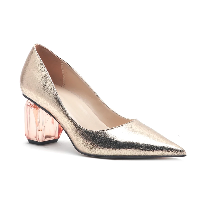 Новые женские туфли лодочки на высоком каблуке 6 см золотого и серебряного цвета
