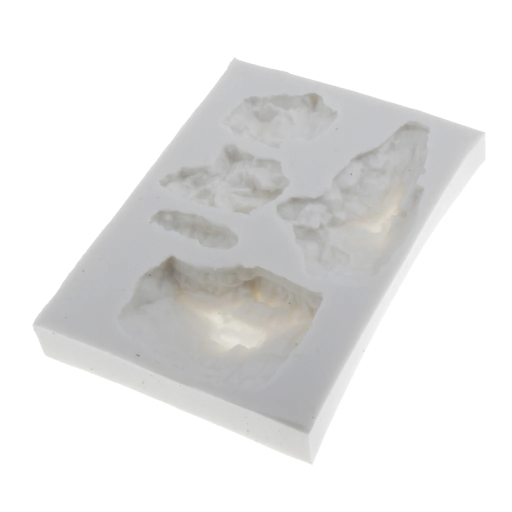 

3D Coral Lake Rock Molds Clay Mould Handmade DIY Model Decor Accessory