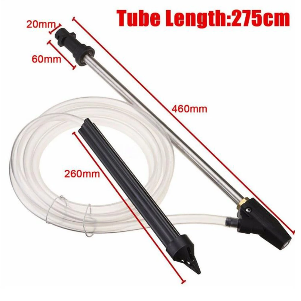 

Pressure Washer Professional Lance Wet Rust Removing Car Nozzle Tool Stainless Steel With Hose Sand Blasting Kit K2