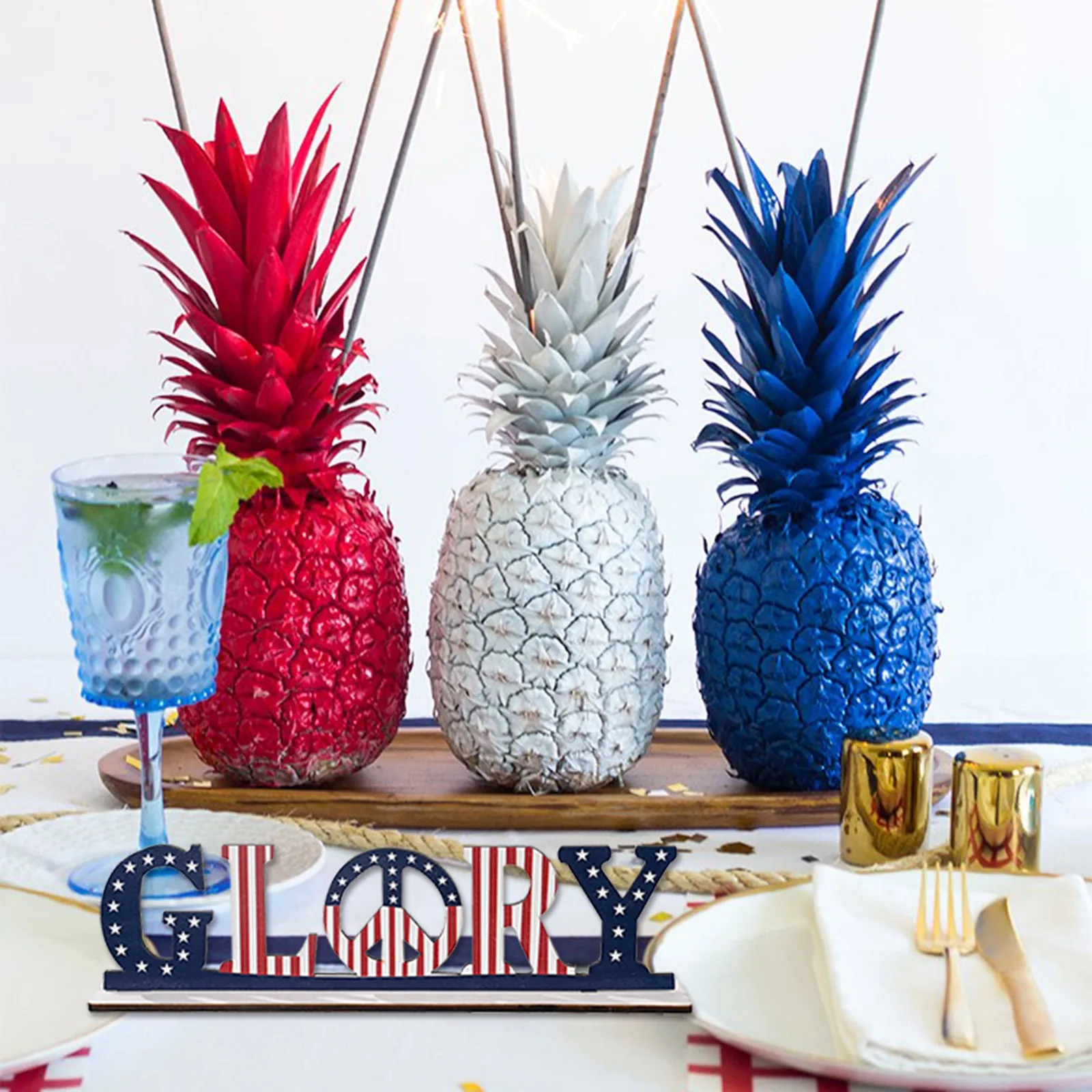 

American Independence Day Decorations Wooden Letters Creative Ornament Party Gift Home Decoration Independence Day Decor