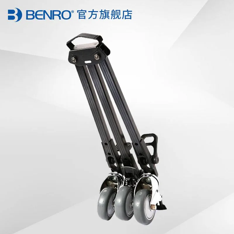 Benro DL06 Алюминиевая тележка для фотокамеры Фото Видео штатив шкив гибкий