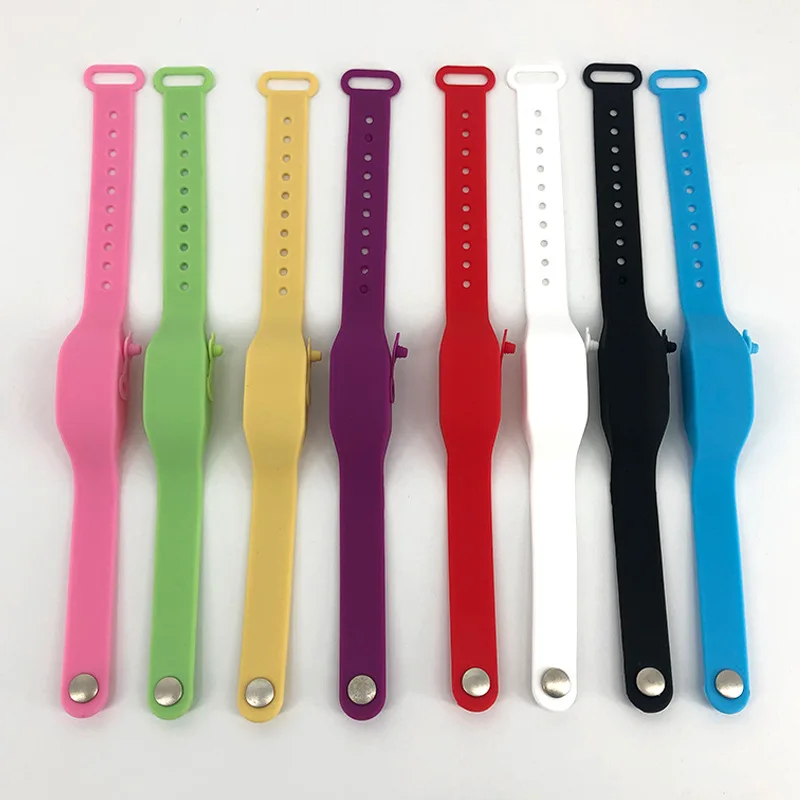 

Hand sanitizer disinfectant silicone bracelet wristband wearable