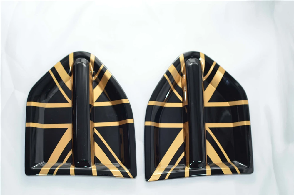 

Side Scuttle Lamp Light Pattern Fender Panel Frame Cover Case Cap Trim ABS Decal for Mini Cooper F60 One Countryman Low Version