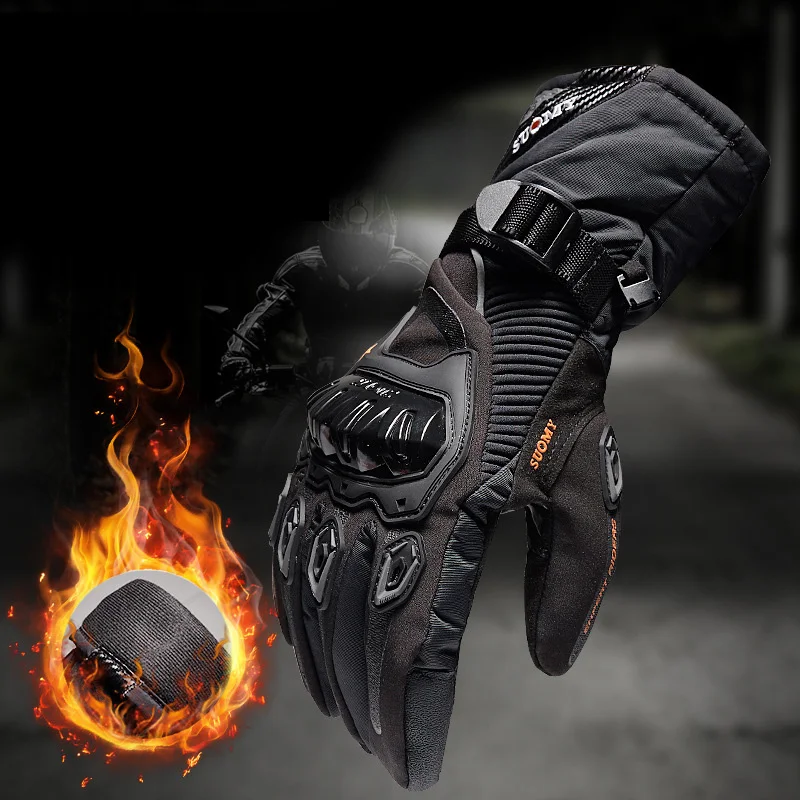SUOMY moto rcycle перчатки водонепроницаемый ветрозащитный зимний теплый Guantes moto Luvas сенсорный экран moto siklet Eldiveni защитный