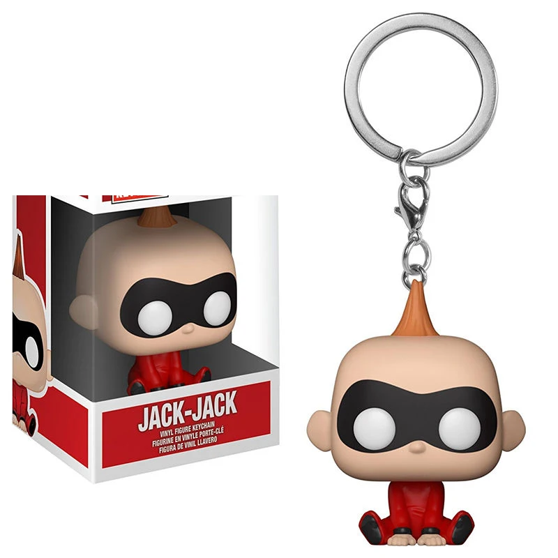 Невероятные 2 JACK & ELASTIGIRL карманные куклы-брелки с коллекционными игрушками-фигурками для детей с коробкой в розницу.
