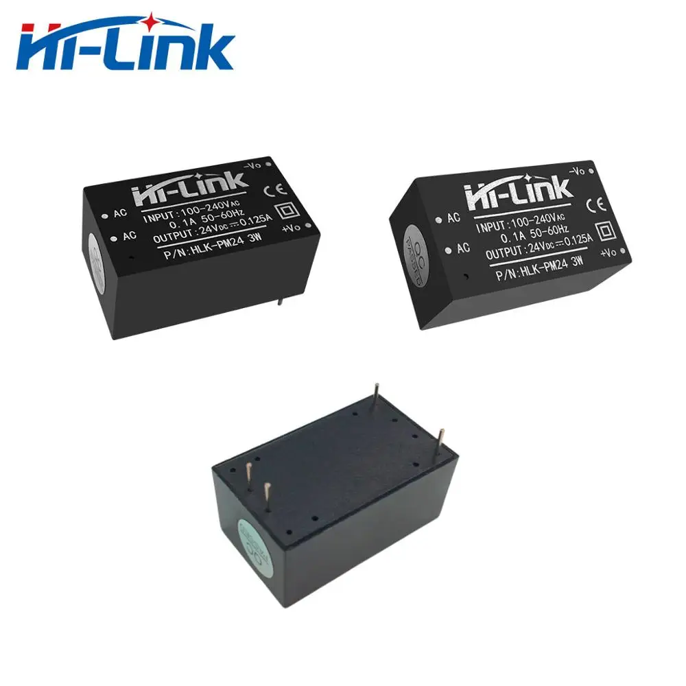 

Free ship 10pcs*HLK-PM24 Hi-Link 24v dc power supply 3W Isolated module with CE/ROHS