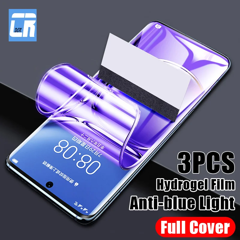 Гидрогелевая пленка с защитой от синего света Защитная для экрана Huawei P50 P40 P30 Pro P20