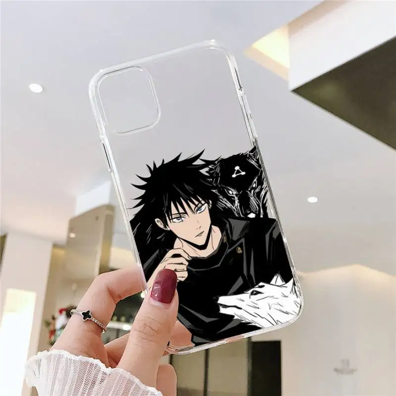 

Jujutsu Kaisen Phone Case Transparent soft For iphone 5 5s 5c se 6 6s 7 8 11 12 plus mini x xs xr pro max