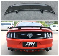 high quality carbon fiberabs rear trunk spoiler wing fits for ford mustang 2015 2016 2017 2018 2019 2020