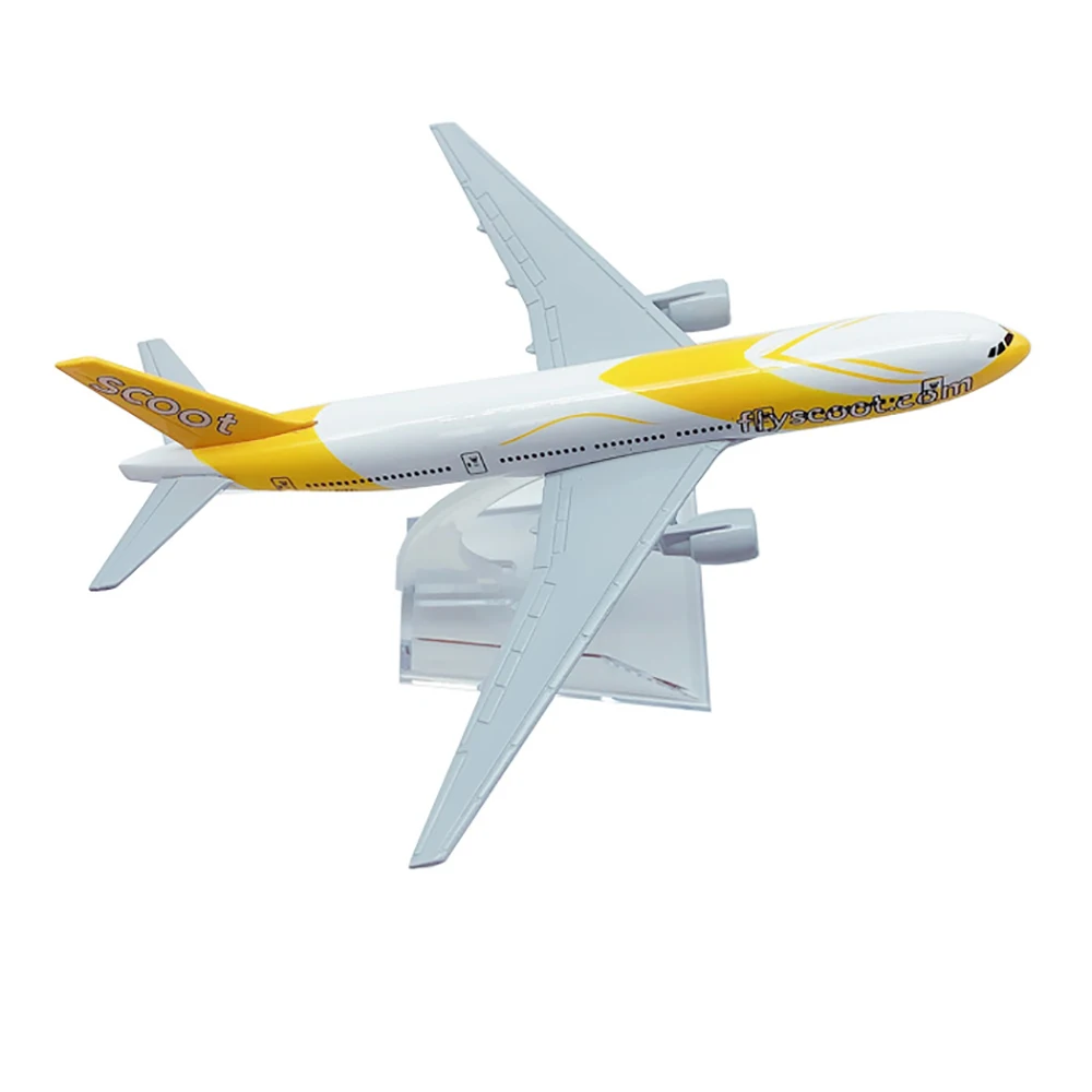 1/400 масштаб самолета Boeing 777 Сингапур Scoot Airways 16 см самолет из сплава B777 модель