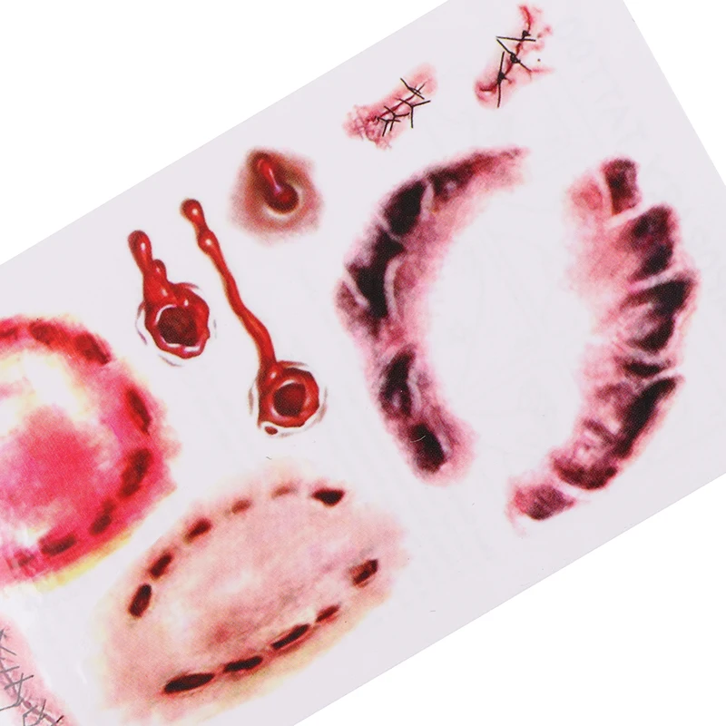 Водостойкая Временная тату-наклейка на Хэллоуин 11 шт. | Красота и здоровье