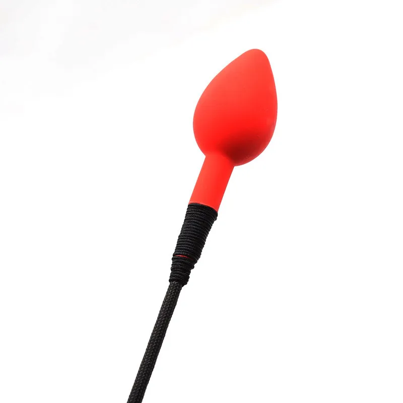 Сексуальное нижнее белье плетка для игр с пробковой анальной пробкой