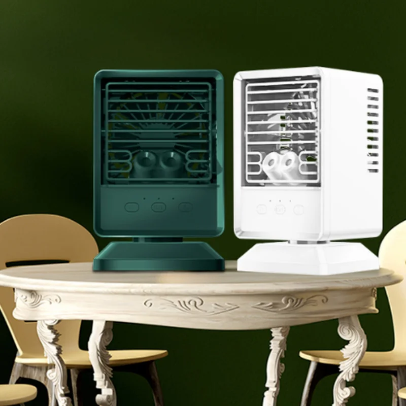 

Air Cooler Fans Air Conditioner Water Cooling Multi-Function Humidifier Purifier USB Desktop Mini Portable Fan For Home Office