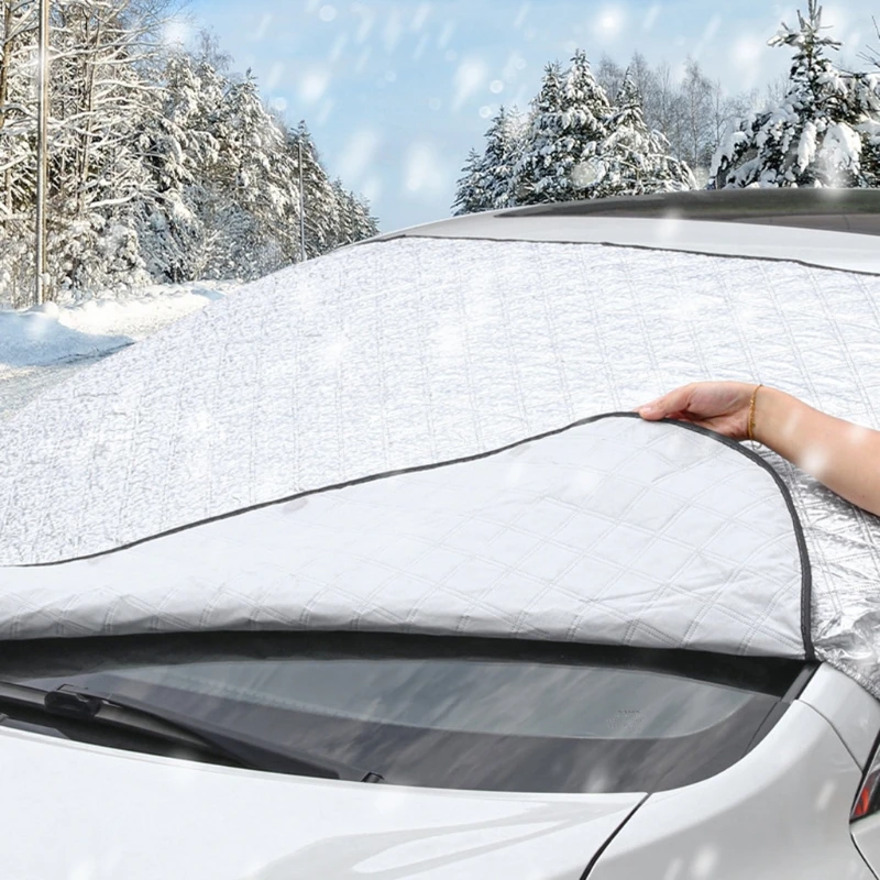 

Car Windshield Snow Cover Waterproof Ice Frost Sunshade Protector Multifunction Windscreen Protector Automobile Exterior