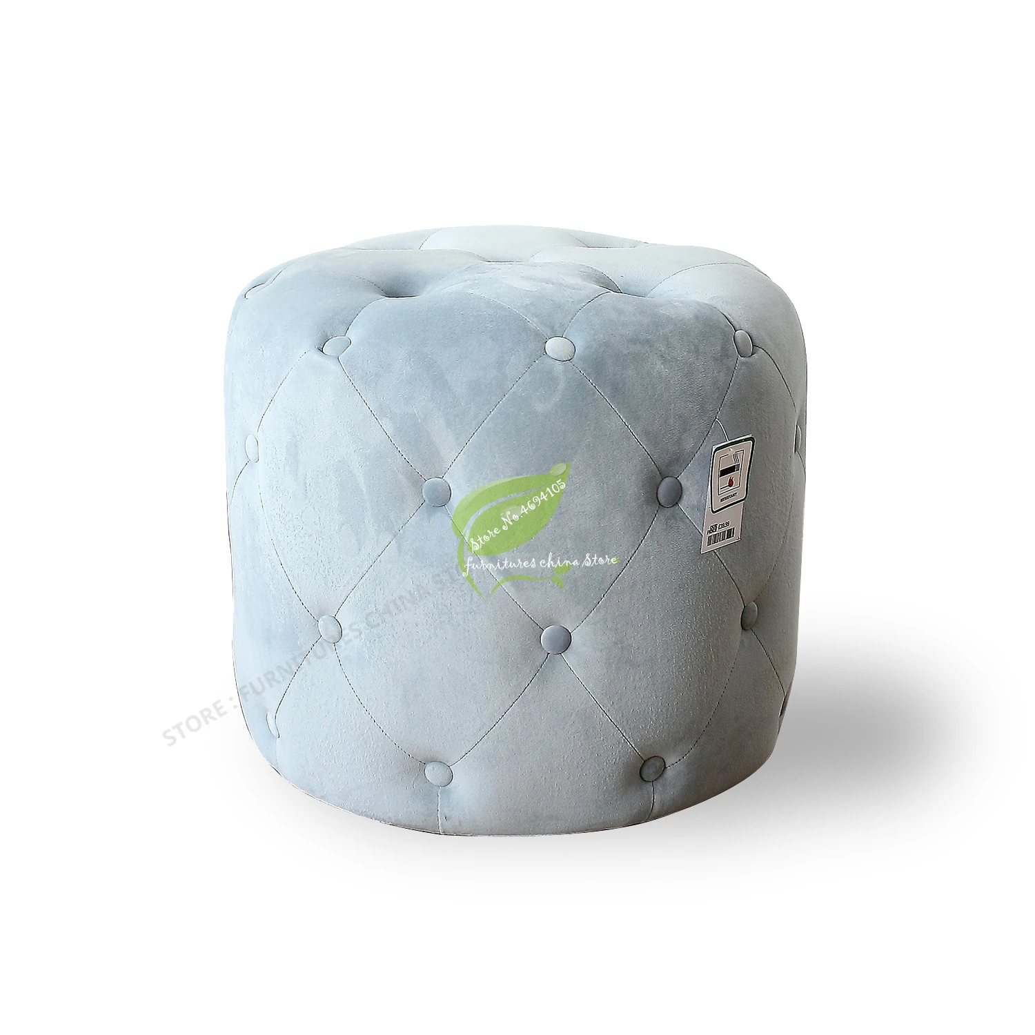 Роскошный тканевый диван для спальни деревянный стул маленький пуффа оттоманка