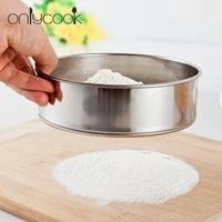 fine flour sieve 304 stainless steel powdered sugar filter ultra fine filter sieve baking tool sieve