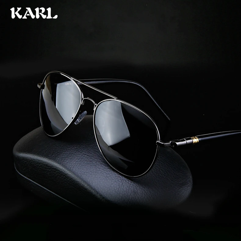 Мужские пилоты поляризационные очки для вождения солнцезащитные UV400