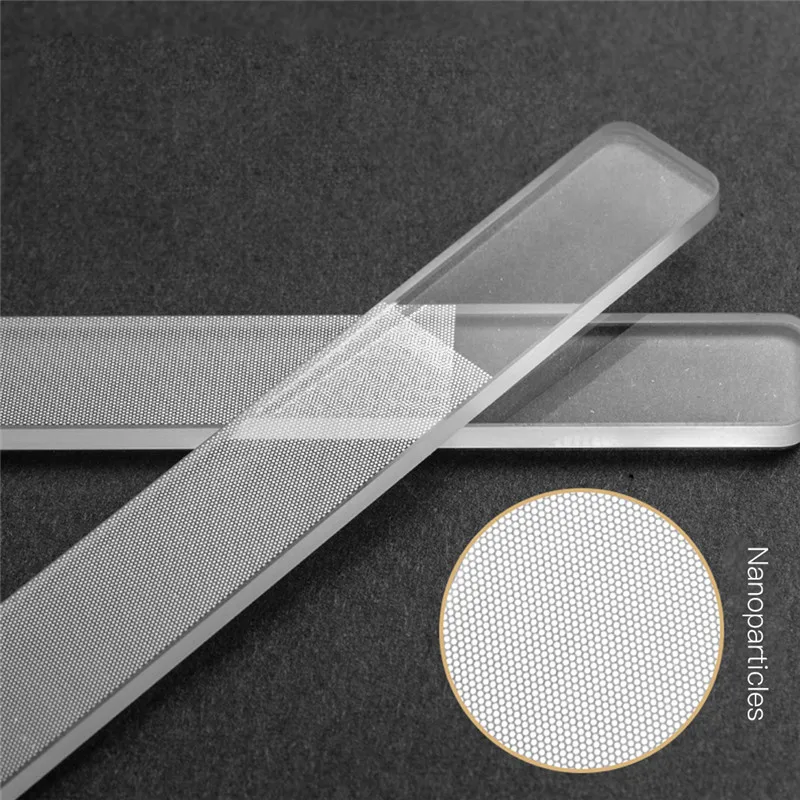 1Pc Professional Nano Glass Nail File Buffer Block Shiner Manicure Art Polish Nails Accessories Files | Красота и здоровье