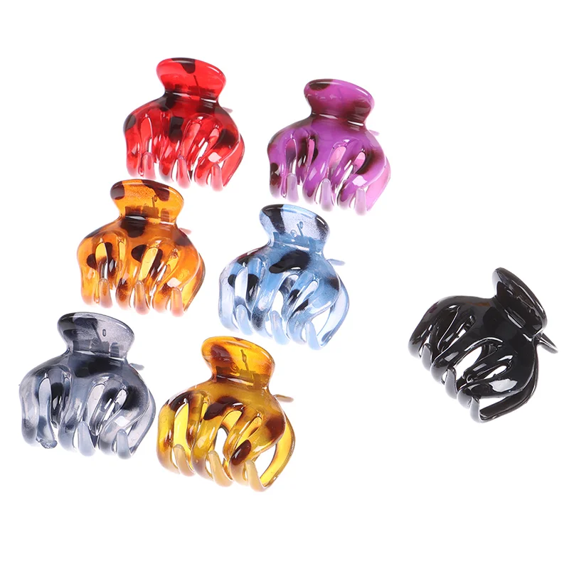 1/10 шт для женщин осьминог коготь волос заколка клип Дамская обувь однотонные