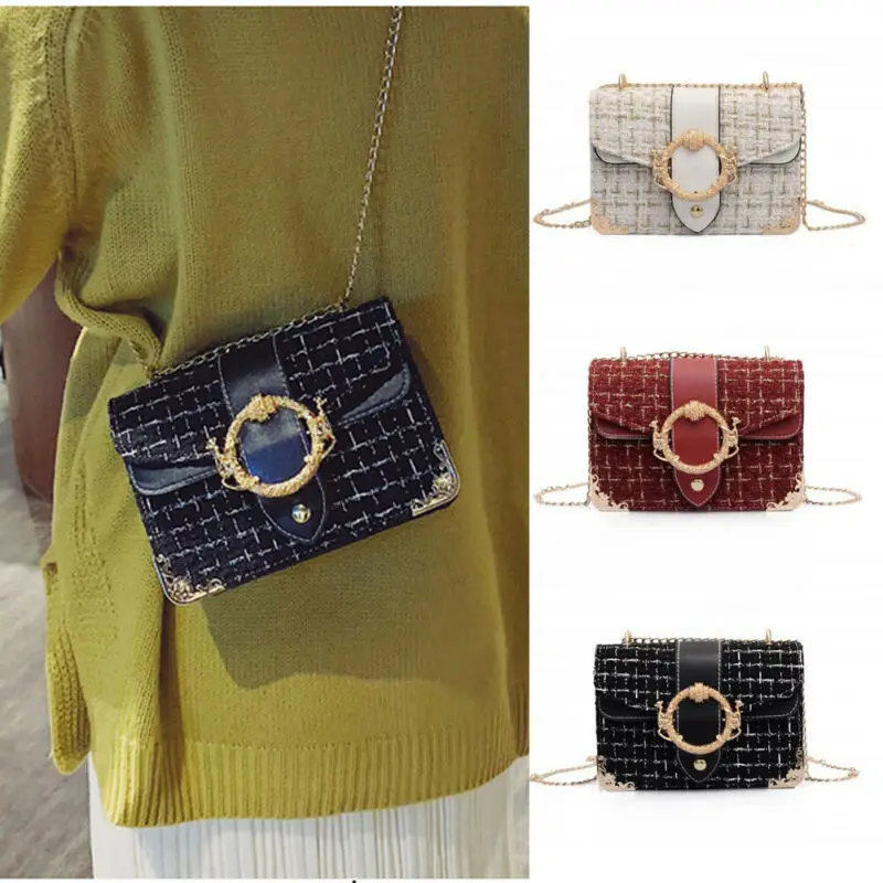 US STOCK Women Fashion Handbag Shoulder Bag Lady Chain Crossbody Tote Purse Wallet | Багаж и сумки