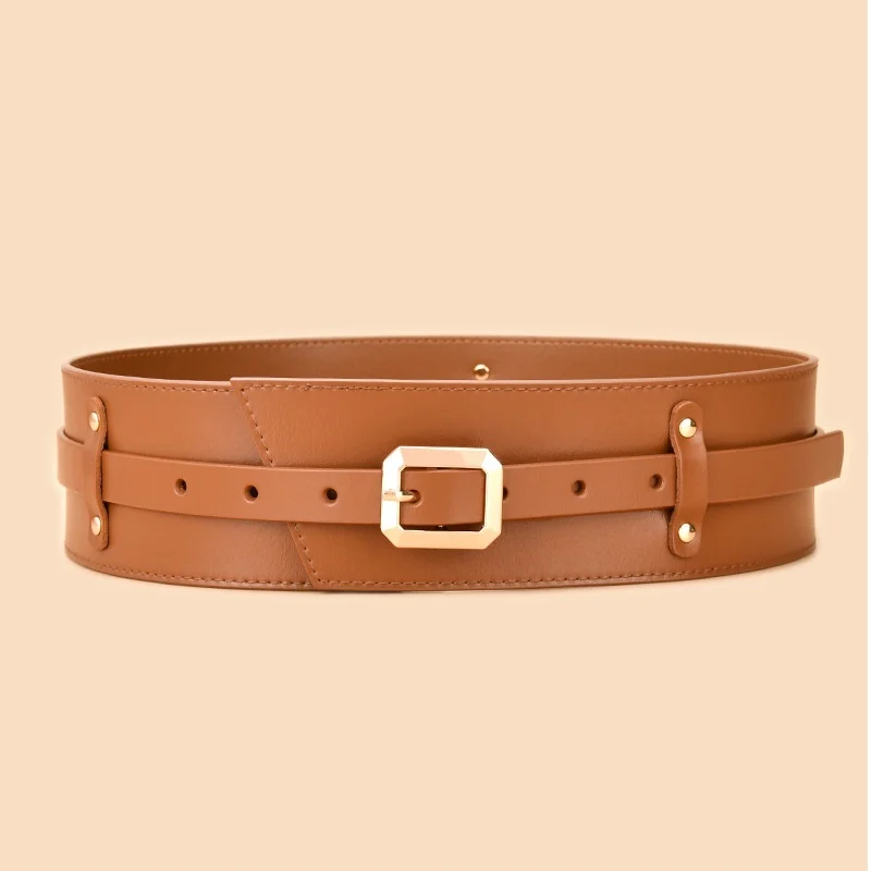 

New Women's Belt Decoration Fashion Waistband with Coat Waist Closing Retro Needle Buckle Real Leather Belt Designer Belt
