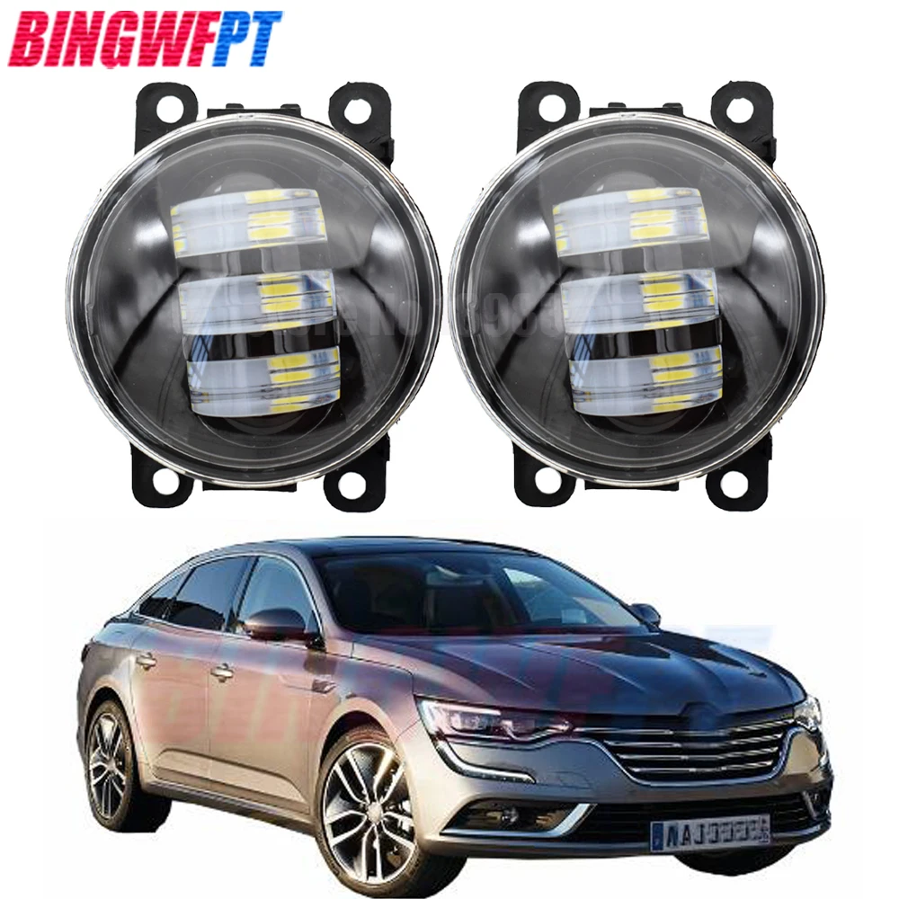 

2PCS Fog Lamp Assembly LED Fog Lights For Renault Duster Captur Clio Koleos Scenic Twingo Latitude Fluence Kadjar Kwid Lodgy