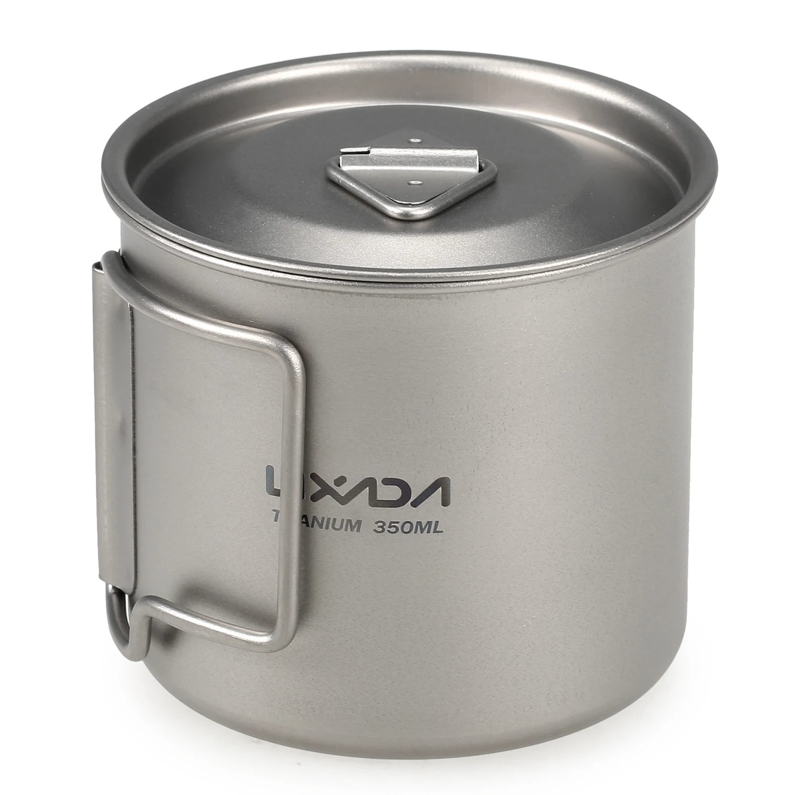 Lixada Ультралегкая титановая чашка для улицы портативный набор из 2 предметов