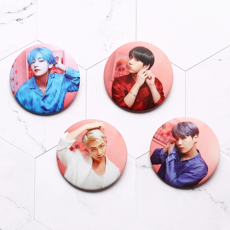 Kpop Bangtan Boys Pin Album Brooch Badge Accessories For Clothes Hat Backpack Decoration Trendy Personality | Украшения и