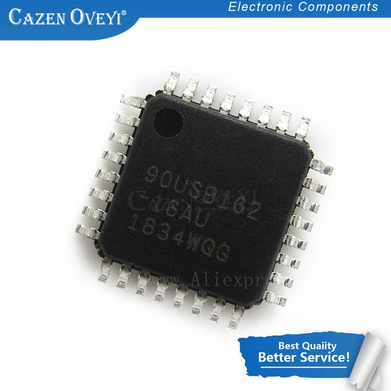 1 шт./лот Новый AT90USB162 90USB162 MCU AVR USB 16K FLASH TQFP 32 16AU в наличии|Интегральные схемы| |