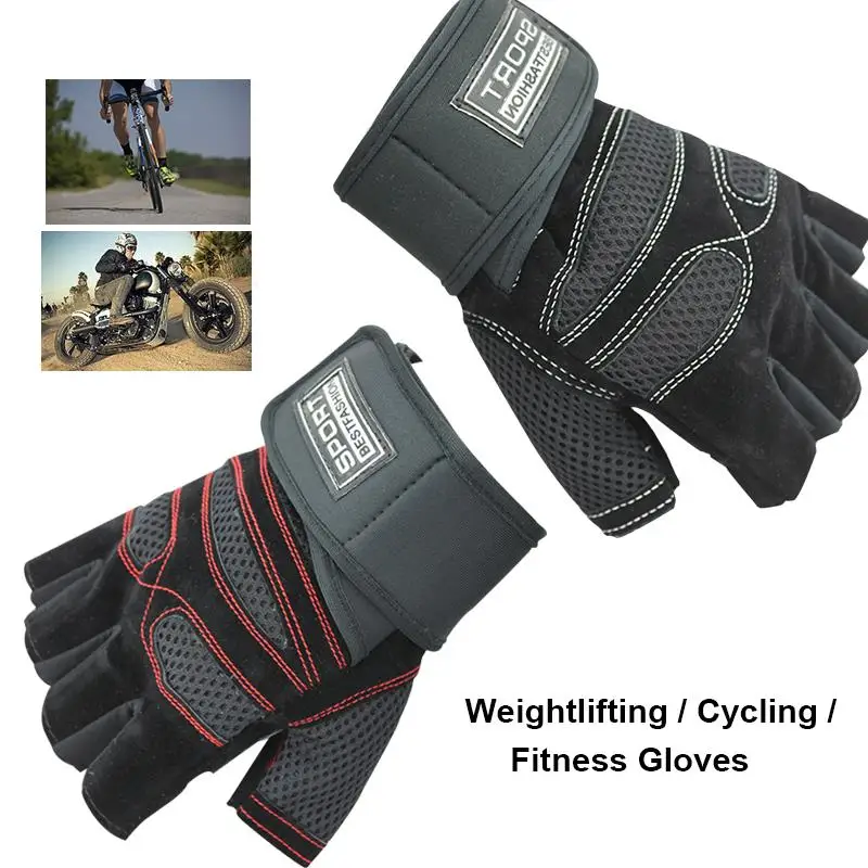 Износостойкие Перчатки для фитнеса на запястье нескользящие перчатки занятий в