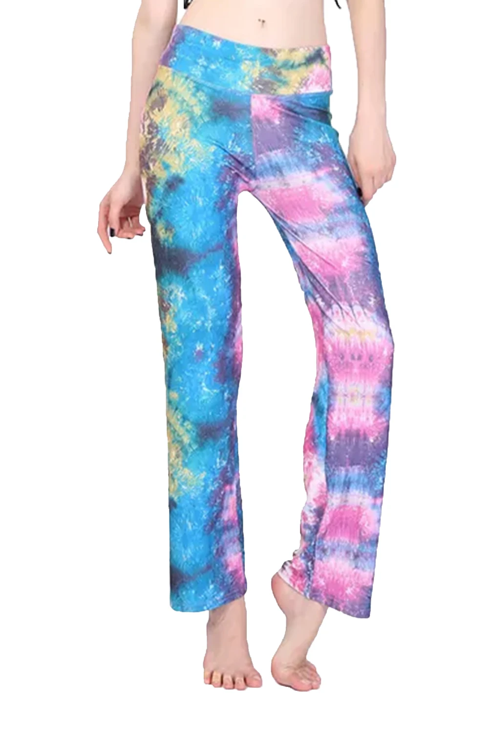 

Женские прямые брюки с принтом, широкие брюки с высокой талией, свободные, 2020