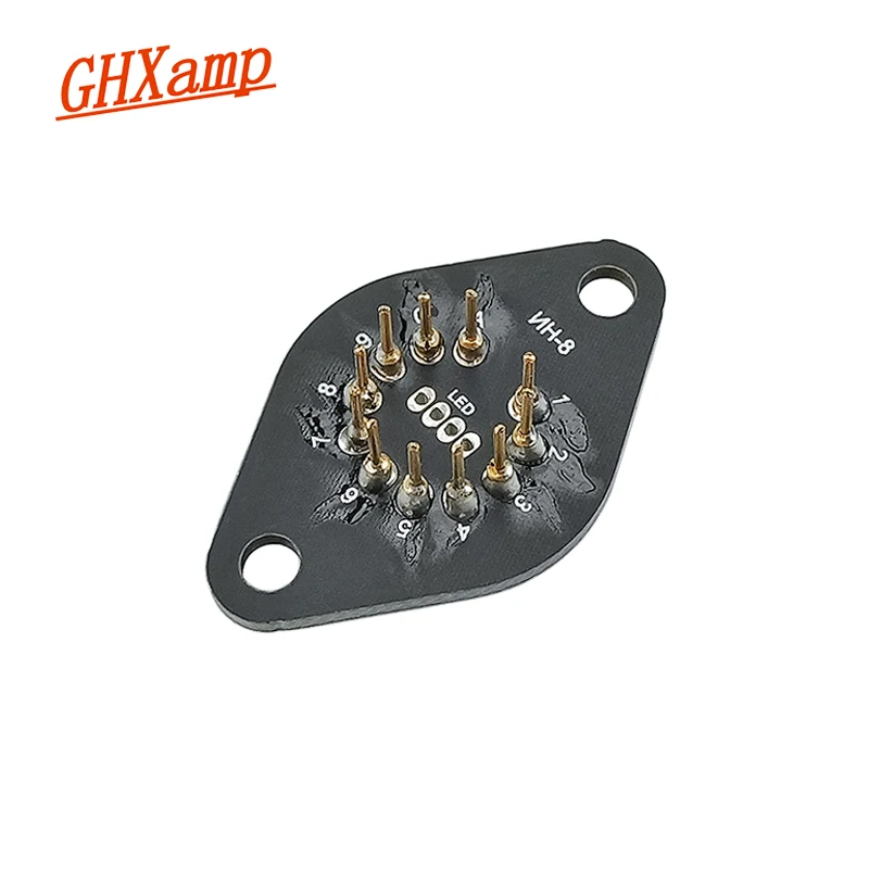 

Светящийся трубчатый держатель GHXAMP IN-8, Nixie трубка, розетка для часов, Домашнее аудио, Digitron, шасси, подставка, аксессуары «сделай сам», 1 шт.