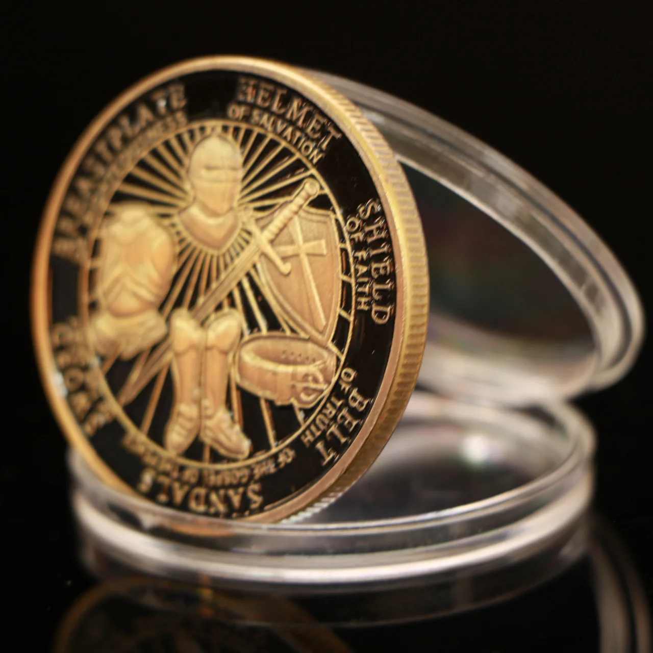 Новинка наденьте всю броню Бога Памятная коллекция монет подарок домашнее
