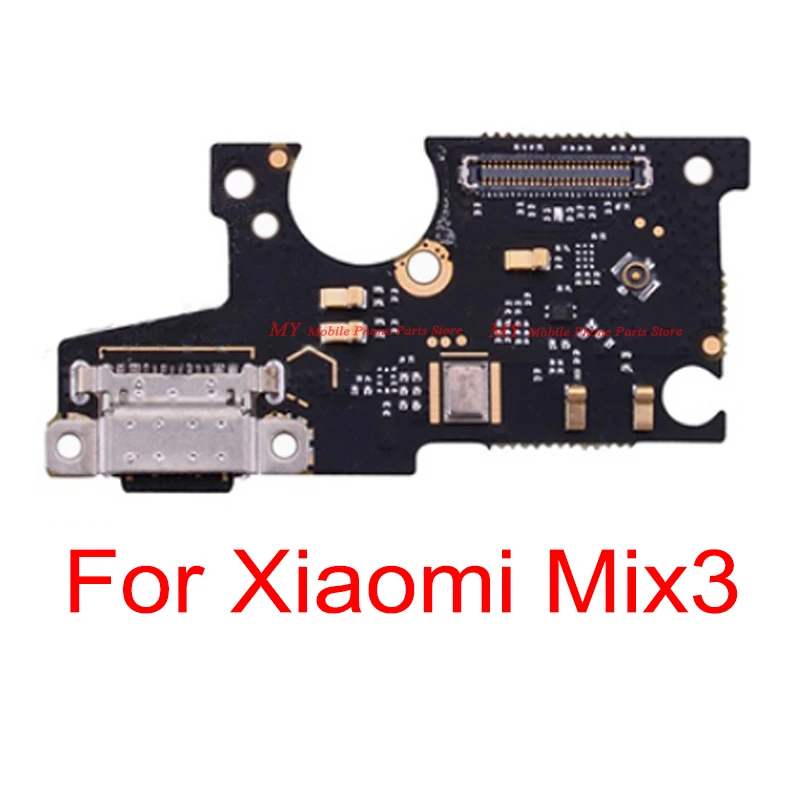 Placa de Carga Flexível para Xiaomi Cabo 3 Mix3 Carregamento Usb Carregador Porto Conector Placa Doca Flexível Reparação Parte 10 Pçs mi Mix