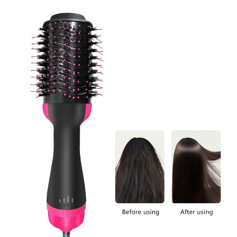 

One Step Hair Dryer Brush Hair Dryer And Volumizer Hair Straightener Multifunctional Hair Curler Comb Negative Ion Hot Air Comb