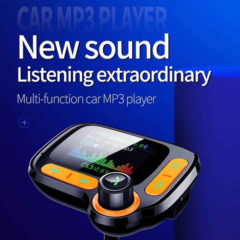 Fm-передатчик модулятор Bluetooth 5 0 MP3 плеер автомобильный комплект свободные руки